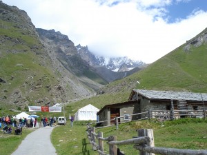 Zielgelände auf 2'220 m ü. M.